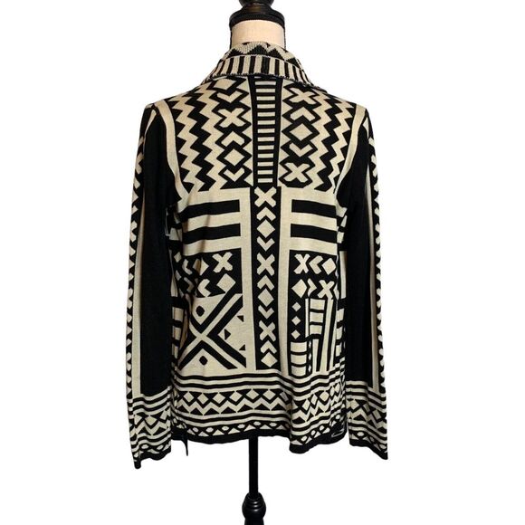 Staring at Stars Cardigan Womens Medium Draped Southwestern Print Long Sleeve - Picture 5 of 14